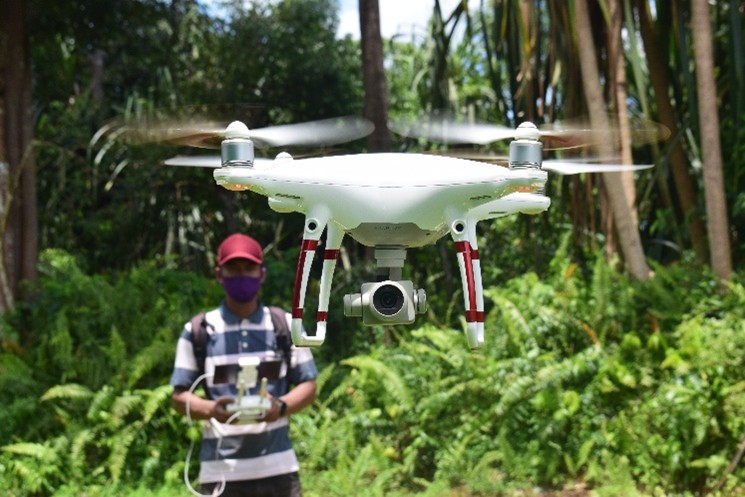 Regular Monitoring of Conservation Areas with Drones to Prevent Encroachment